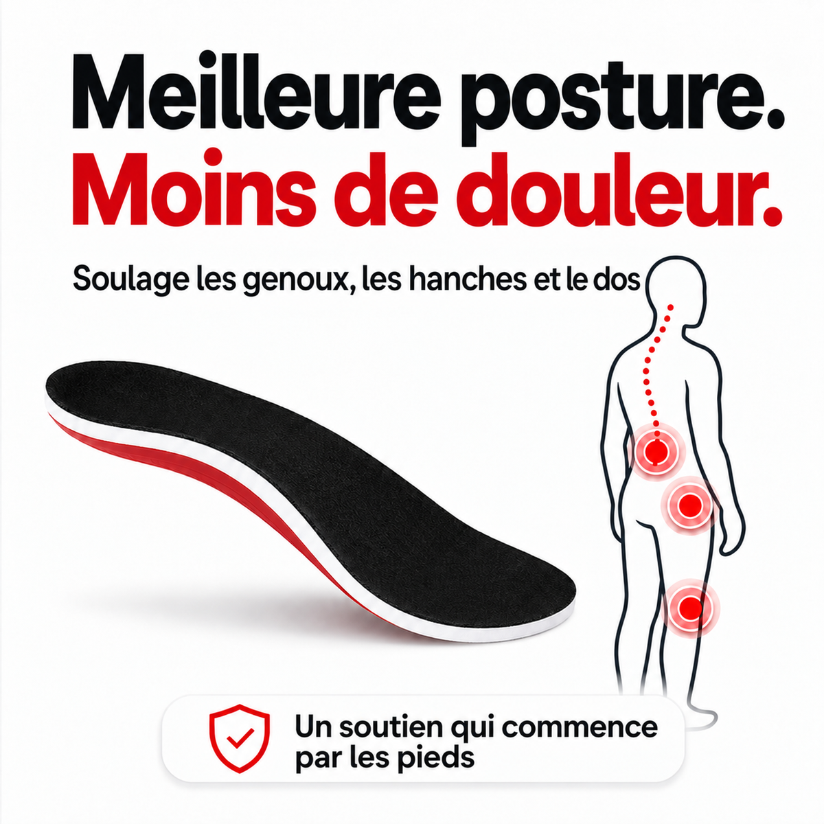 Semelles Orthopédiques RelivaPlus™