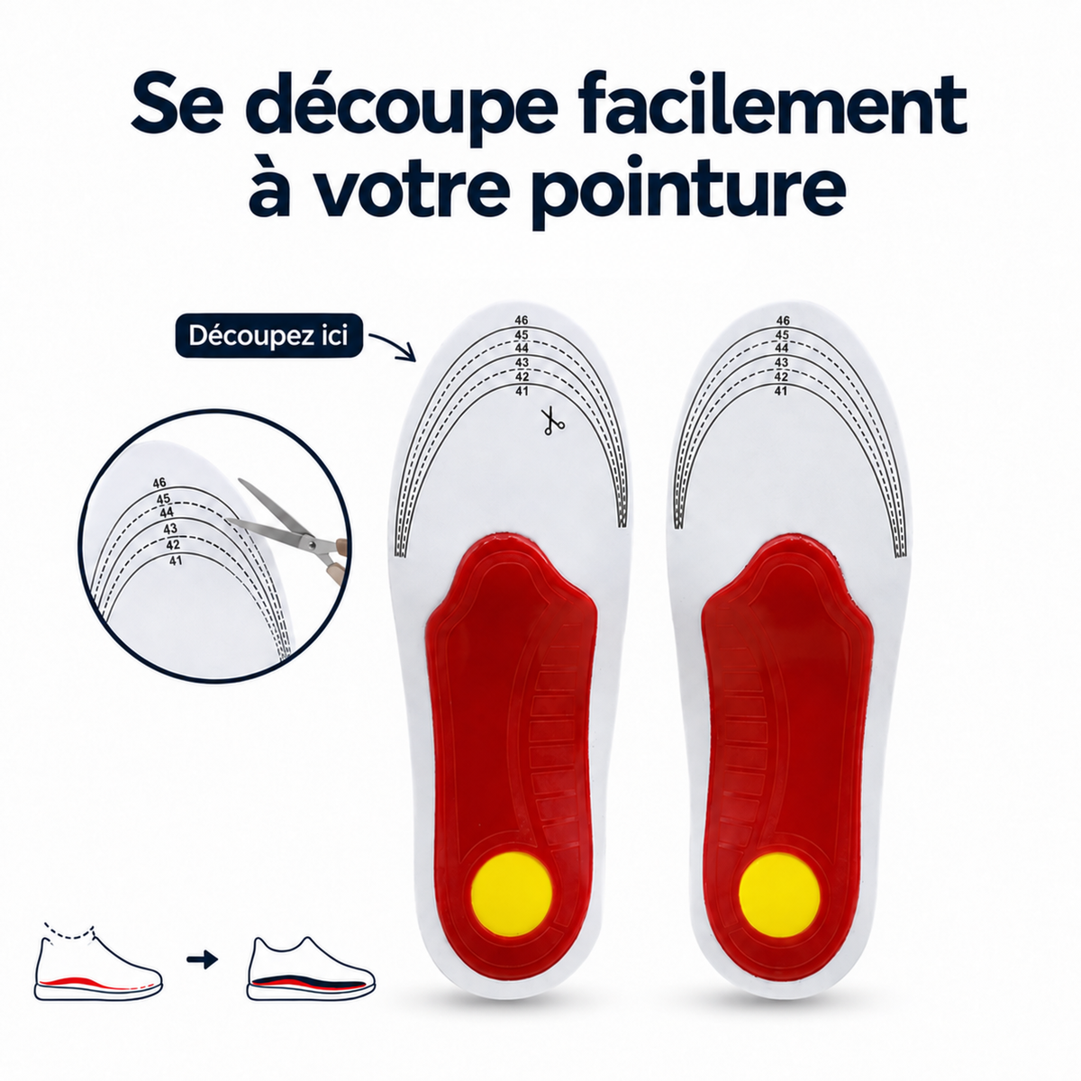 Semelles Orthopédiques RelivaPlus™