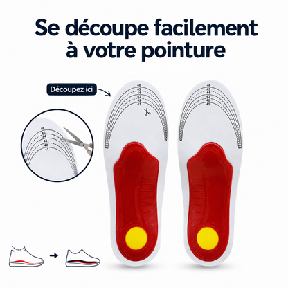 Semelles Orthopédiques RelivaPlus™