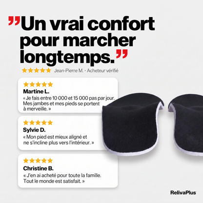 Semelles Orthopédiques RelivaPlus™