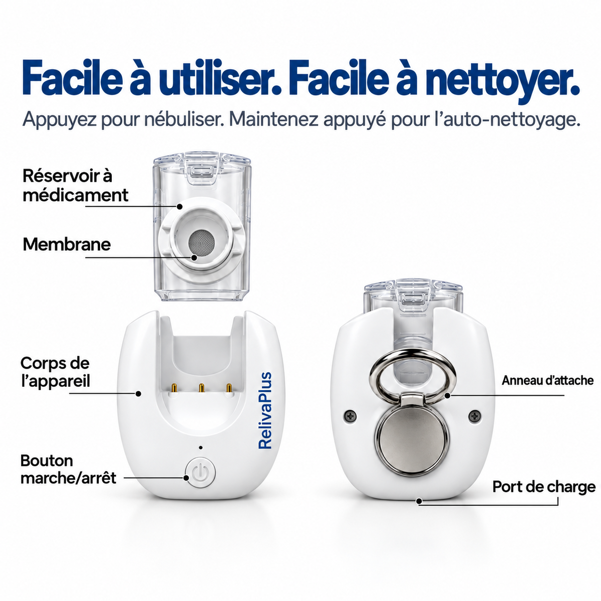 Nébuliseur portable RelivaPlus Pro