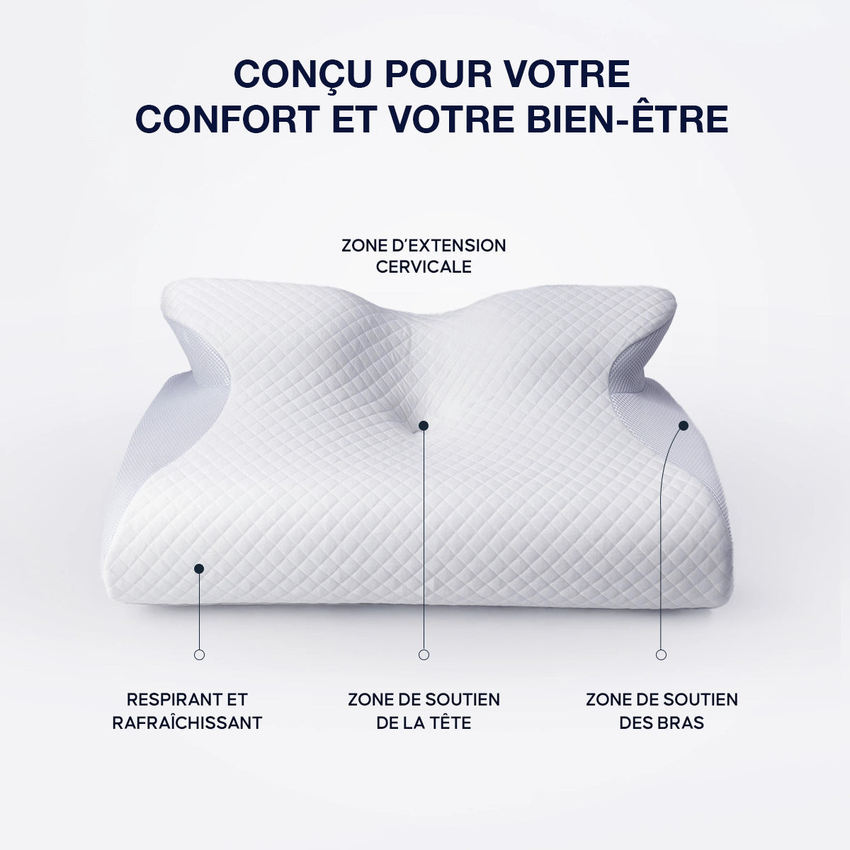 Oreiller Cervical Ergonomique